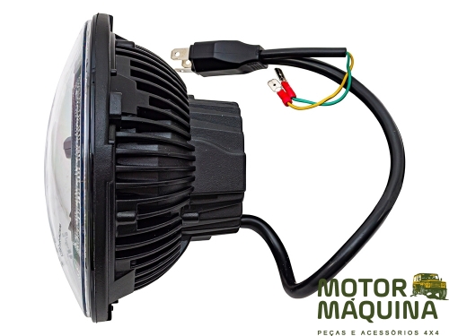 7 INCH HALO DRL HEADLAMP RHD