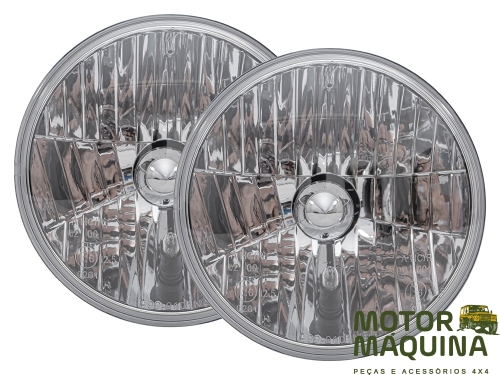 RHD CRYSTAL HALOGEN HLAMPS PAIR W/O BULB