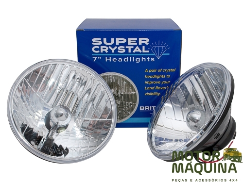 RHD CRYSTAL HALOGEN HLAMPS PAIR W/O BULB